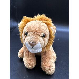 Wild Republic 6” Lion Plush Stuffed Animal realistic Small